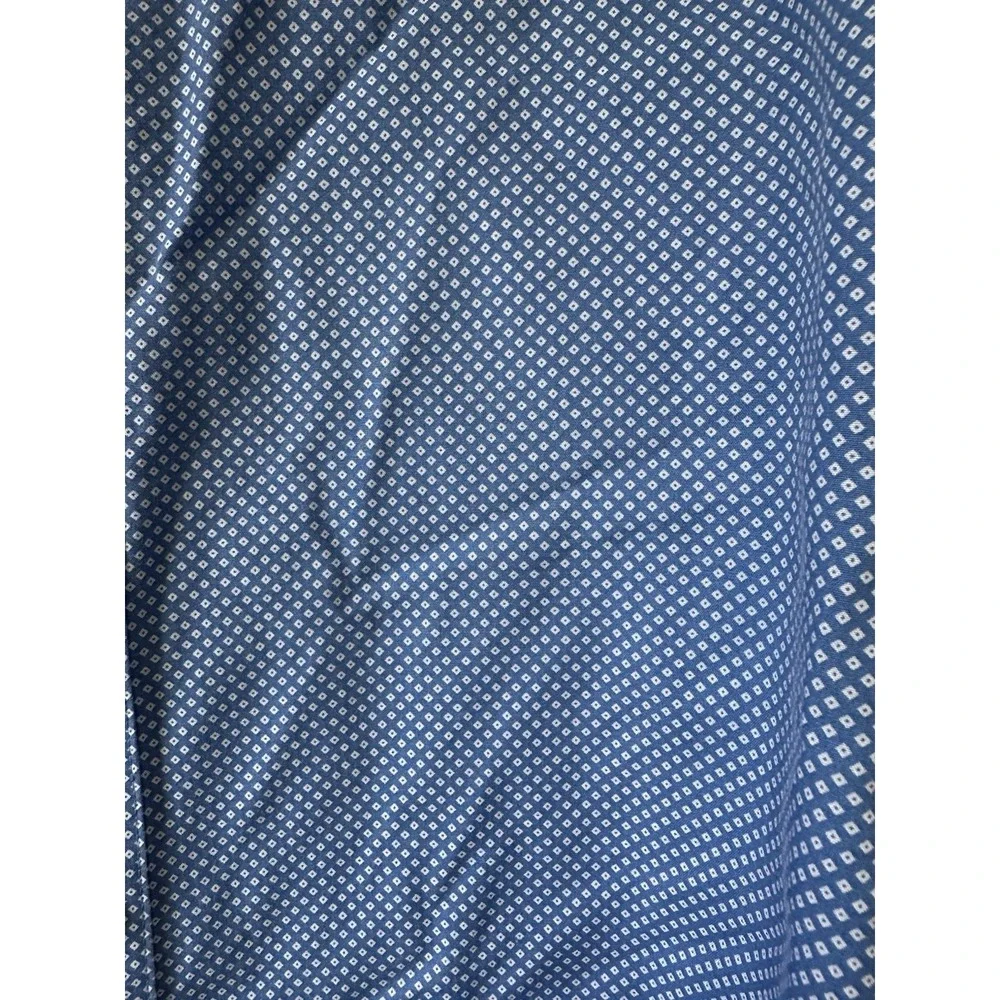 Banana Republic Men's XL Shirt Diamond Print Long Sleeve Button Up Non Iron Slim
